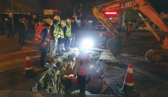 夜间施工扰民？河北廊坊燕郊燕顺路一工地被责